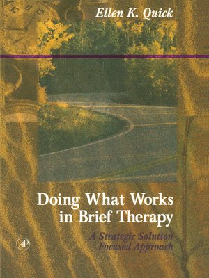 cover image of Doing What Works in Brief Therapy